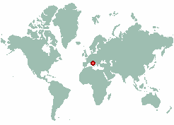 Vatican City in world map